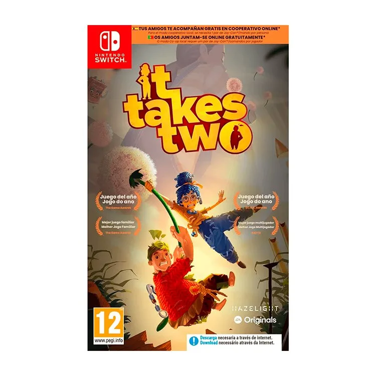 Jogo Nintendo Switch It Takes Two (Código de Descarga na Caixa)