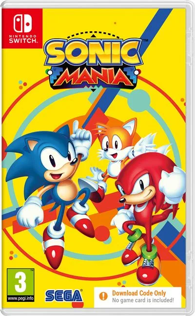 Jogo Nintendo Switch Sonic Mania (Código de Descarga na Caixa)