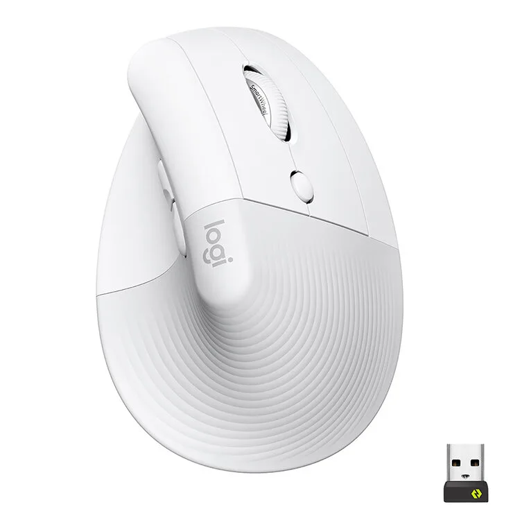RATO LOGITECH LIFT VERTICAL WH