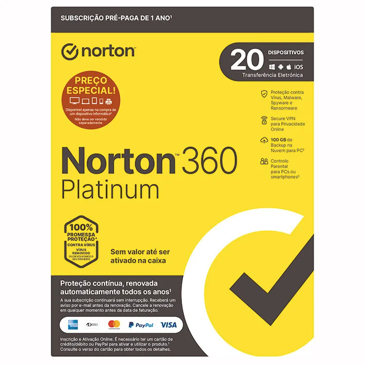 NORTON 360 PLATINUM 20D