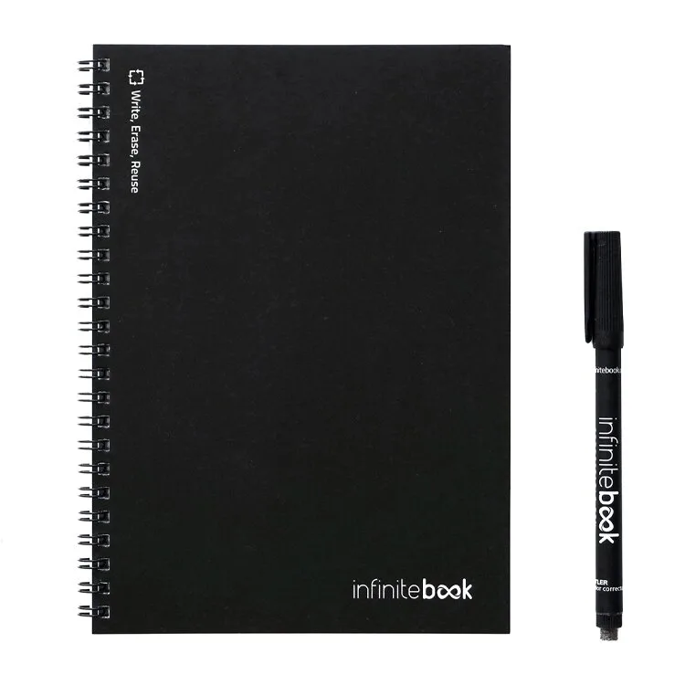 CADERNO INFINITEBOOK A5 LISO PR