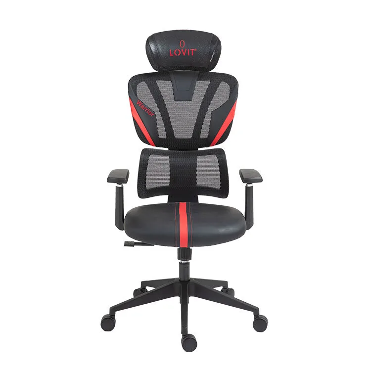CADEIRA GAMING LOVIT WARRIOR BLACK/RED