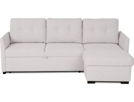 Sofá Cama BUDWING Enzo (218 x 152 x 88 cm - Bege)