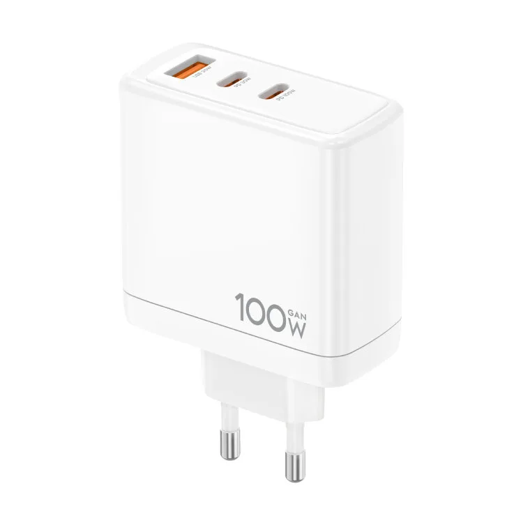 CARREGADOR TECH FUZZION 100W GAN USB-A/2XUSBC