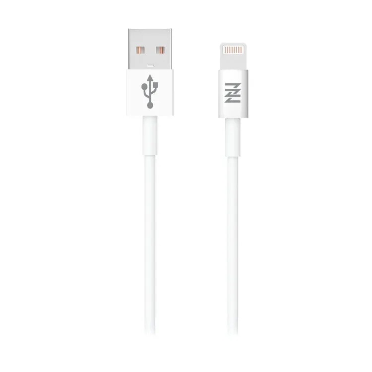 CABO TECH FUZZION USB-A / LIGHT 1M WHT