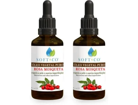 Pack de 2 Óleos SOFT&CO Rosa Mosqueta Puro (40 ml)