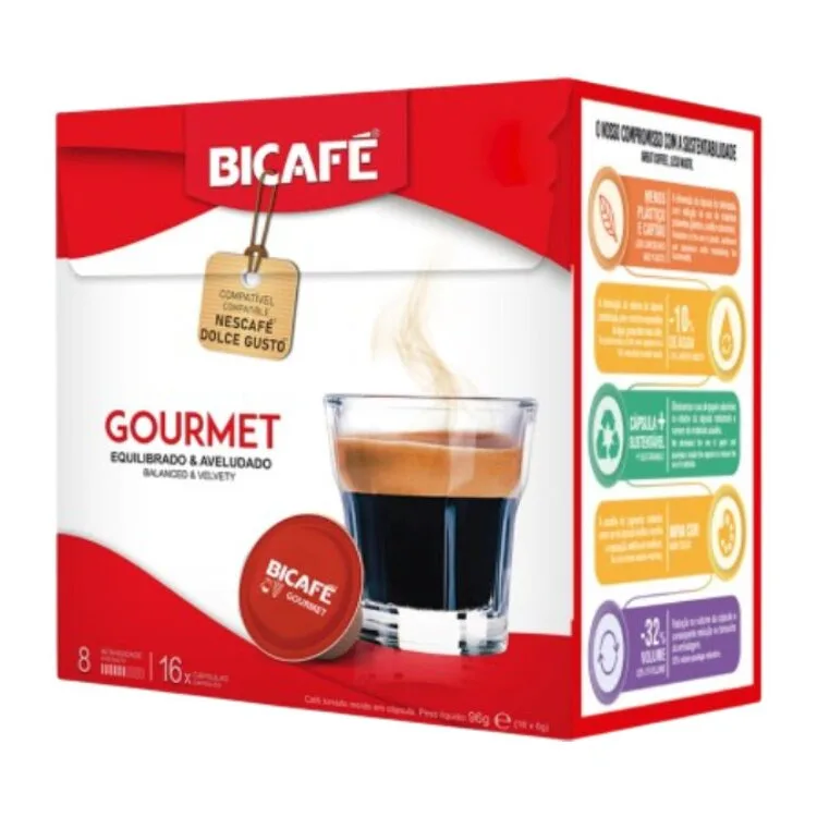 CÁPSULA BICAFE GOURMET DG 16CAP