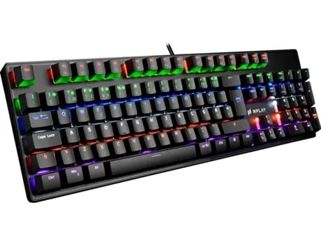 Teclado Gaming NPLAY Conquer 2.0 (Mecânico - Português - Preto)