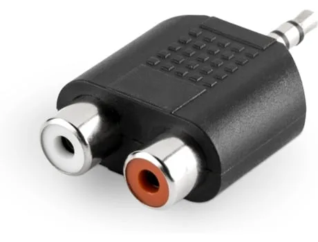 Adaptador Audio MITSAI MAUA 3234 (F-M - RCA-3.5mm)
