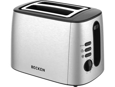 Torradeira 2E BECKEN BT8760 (1050 W - Inox)