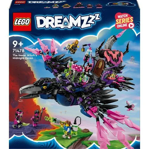 LEGO DREAMZzz 71478 - Corvo da Meia-Noite da Bruxa do Nunca