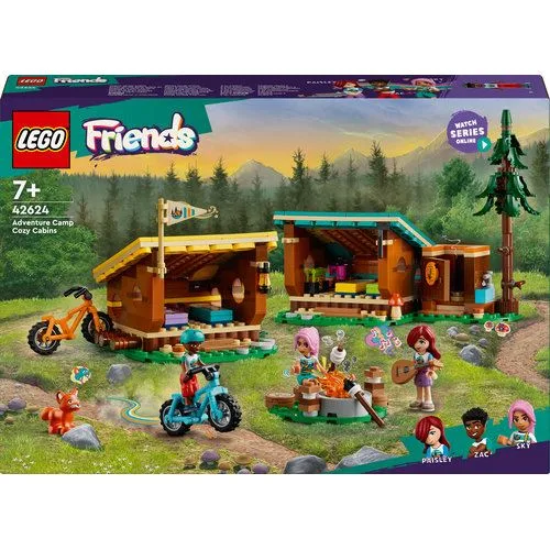 LEGO Friends: Cabanas Confortáveis do Campo Aventura - 42624
