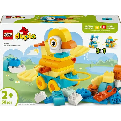 LEGO Duplo: Animais Sobre Rodas 3em1 - 10448