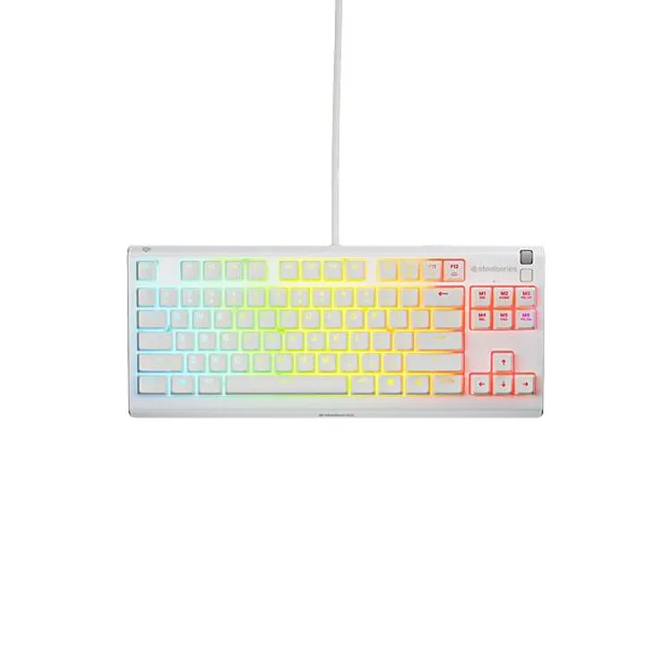 TECLADO GAMING STEELSERIES APEX 3 TKL WHITE US