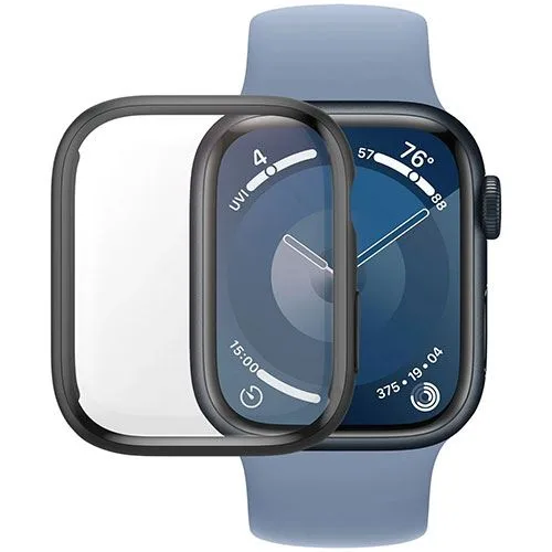 Capa Proteção PANZERGLASS Apple Watch Series 7/8/9 (41mm - Preto)
