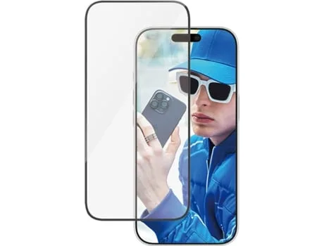 Película de Vidro para Ecrã PANZERGLASS iPhone 16 Pro 2024 6.3'' - Ultra-Wide Fit