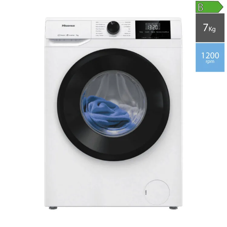 MÁQUINA LAVAR ROUPA HISENSE WF1G7021BW