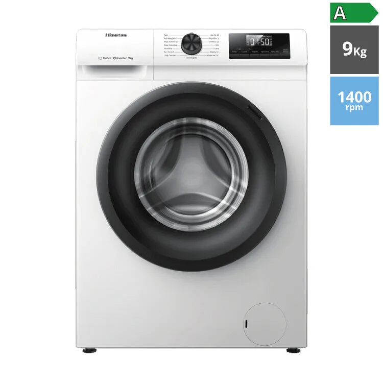 MÁQUINA LAVAR ROUPA HISENSE WF1Q9041BW