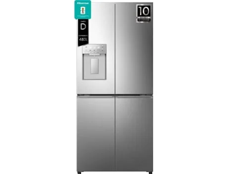 Frigorífico Americano HISENSE RQ5P470SYID D (No Frost - 178.5 cm - 483 L - Inox)