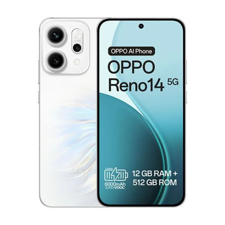 SMARTPHONE OPPO RENO14 5G 512GB BRANCO