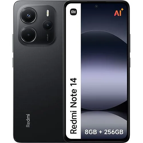 Smartphone XIAOMI Redmi Note 14 (6,67'' - 8 GB - 256 GB - Preto)