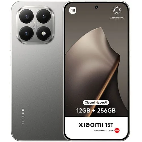 Smartphone XIAOMI 15T (6.83'' - 12 GB- 256 GB - Cinzento)