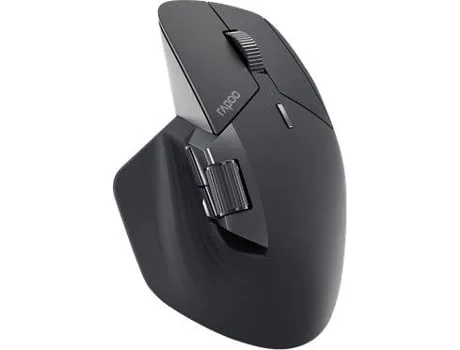 Rato Ótico Sem Fio RAPOO MT760LW (Preto - Bluetooth)