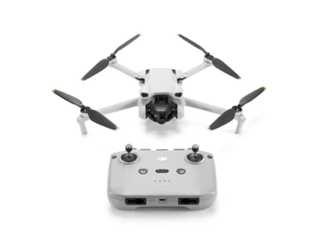 Mini Drone DJI DJI Mini 3 + DJI RC-N1 (4K - Autonomia: Até 38 min - Cinzento)