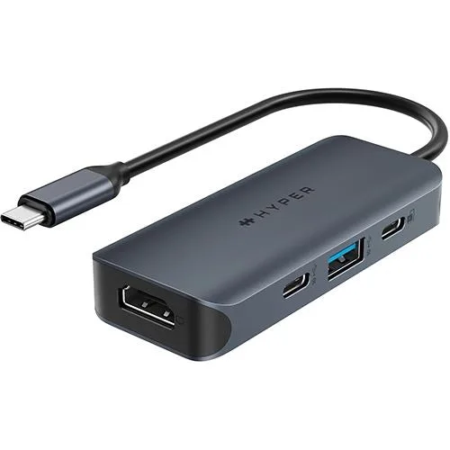 Hub USB-C HyperDrive®  Next 4 em 1 - Cinzento