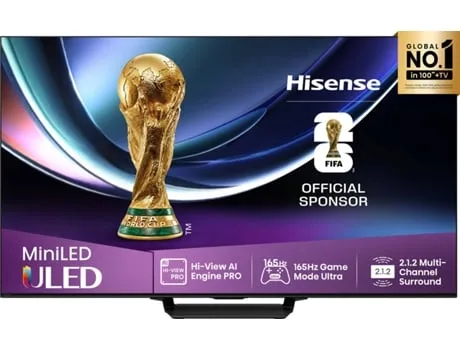 TV HISENSE 85U7Q PRO (Mini LED 165Hz - 85'' - 215 cm - 4k Ultra HD - Smart TV)