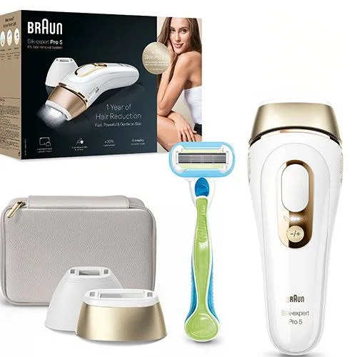 Depiladora Luz Pulsada BRAUN Silk Expert S5 Pl5152 (IPL - Multi-zonas - Corrente)