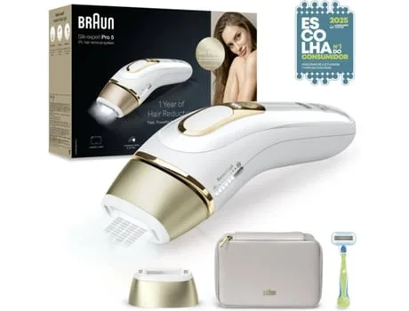 Depiladora Luz Pulsada BRAUN Silk Expert S5 Pl5052 (IPL - Multi-zonas - Corrente)