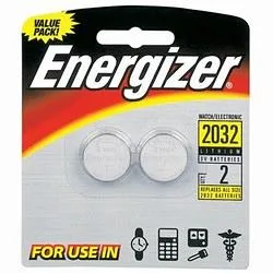 Pilhas ENERGIZER Lítio CR2032 (2 unidades)