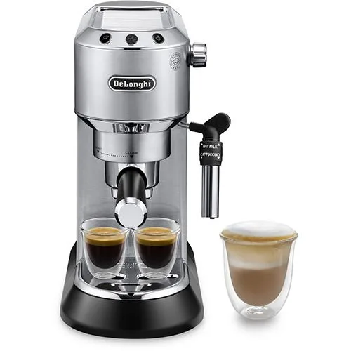 Máquina de Café Manual DELONGHI Dedica Style EC685.M (15 bar - Cinzento)