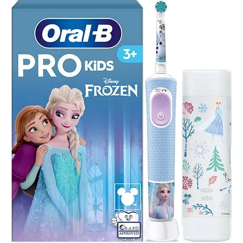 Escova de Dentes ORAL-B Kids Pro Frozen + Estojo 1Un