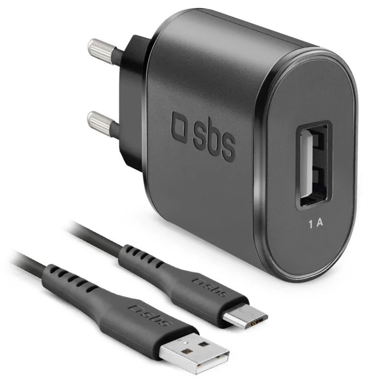 CARREGADOR TELEMÓVEL SBS USB + CABO