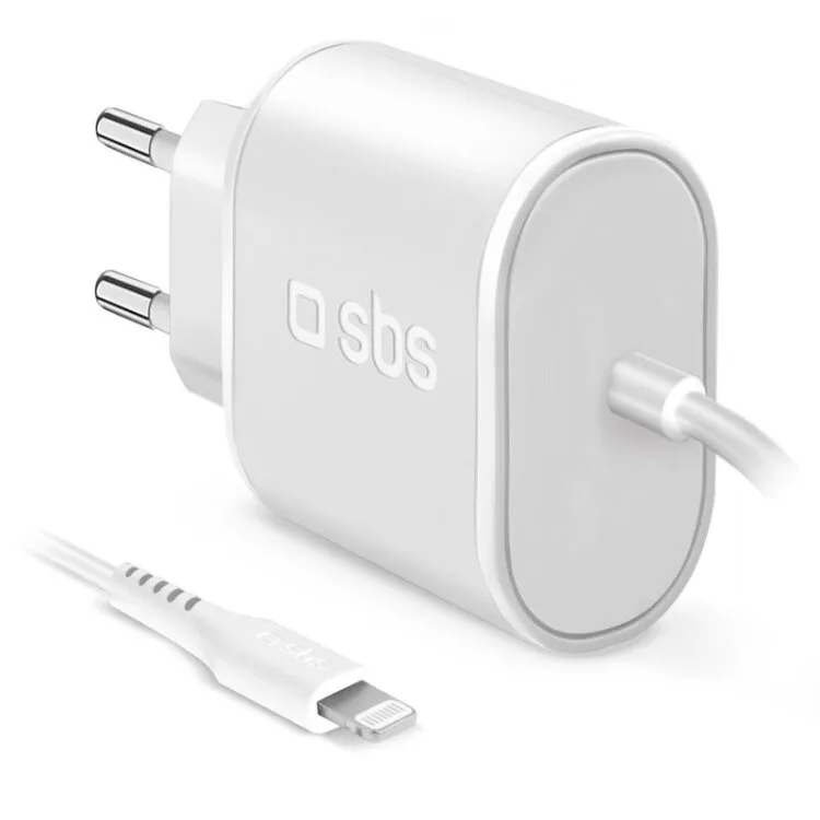 CARREGADOR SBS LIGHTNING 5W C/CABO