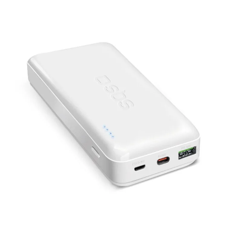 POWERBANK SBS USBA/C 2OOOO MAH WT