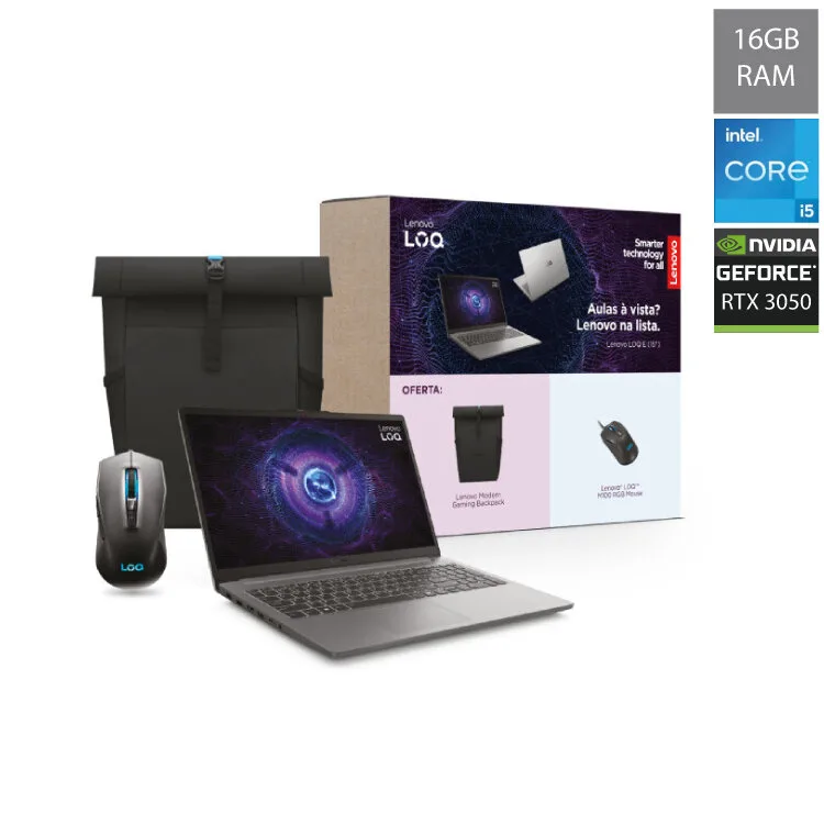 PC PORTÁTIL LENOVO LOQ 15IAX-982 PACK