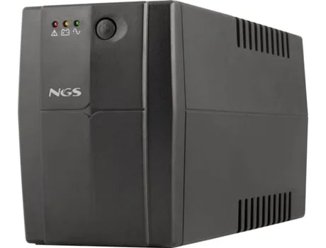 UPS NGS Fortress 1200 V3 com Proteção Contra Sobrecarga (2 tomadas - Preto - 10 x 30 x 14 cm)