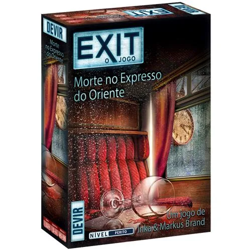 Jogo de Tabuleiro DEVIR EXIT: Morte no Expresso Oriente (Idade Mínima: 12 anos - Nível Dificuldade: Elevado)