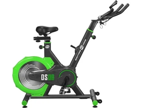 Bicicleta de Spinning BODYTONE DS06 (Vol. Inércia: 14kg - Display - 135x55x115 cm - Preto e Verde)