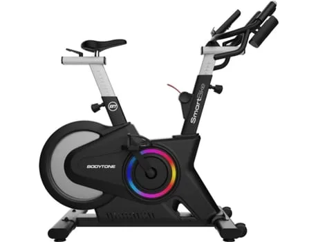 Bicicleta Estática BODYTONE SMB1 V3 (Bluetooth - Vol. Inércia 18Kg - 122x56x117 cm - Preto)