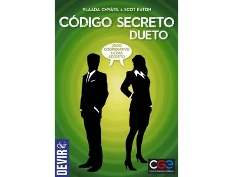 Jogo de Tabuleiro DEVIR Código Secreto Dueto (Idade Mínima: 10 anos - Nível de Dificuldade: Intermédio)