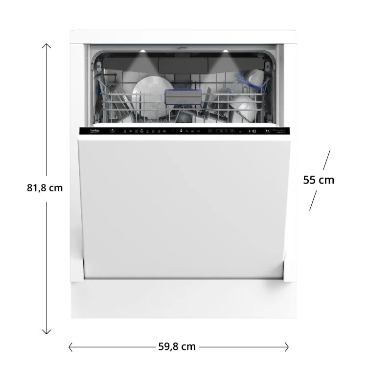 MÁQUINA LAVAR LOUÇA ENCASTRE BEKO BDIN38647C
