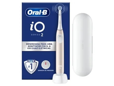 Escova Dentes Elétrica ORAL-B IO2 Rosa (1 Unidade)