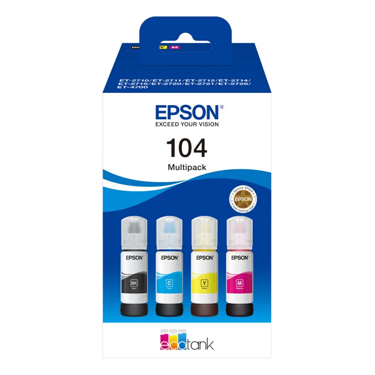 TINTEIRO EPSON 104 ECOTANK MULTIPACK