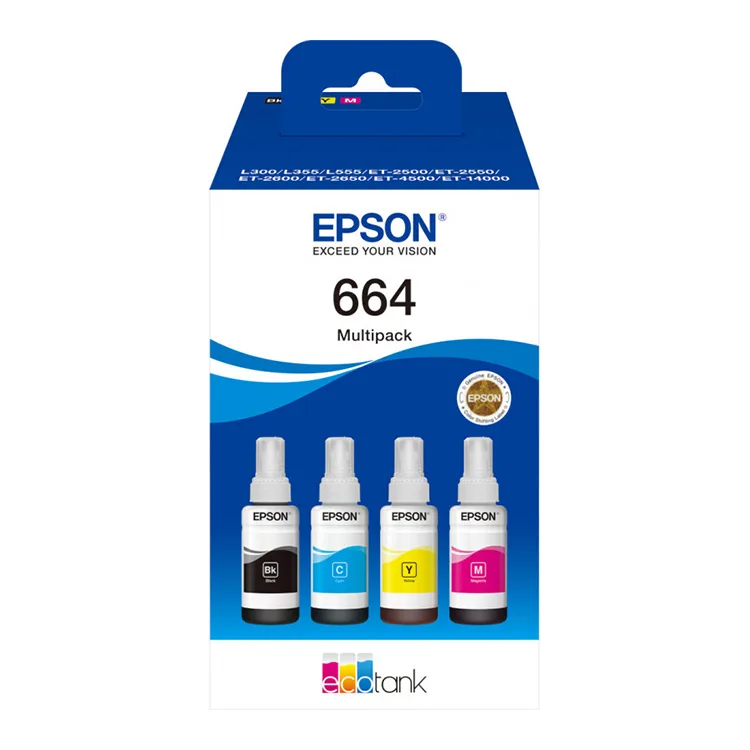 TINTEIRO EPSON 664 ECOTANK MULTIPACK