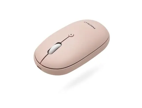 Rato Bluetooth MACALLY Recarregável (Rosa)