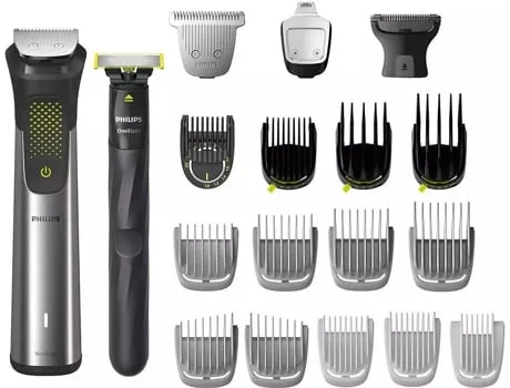 Aparador Multifunções PHILIPS MG9553/15 (Autonomia: 120 min aparador/ 30 min OneBlade - Bateria)